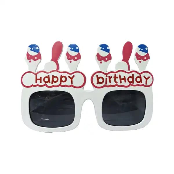 عینک تولد Happy Birthday طرح بستنی
