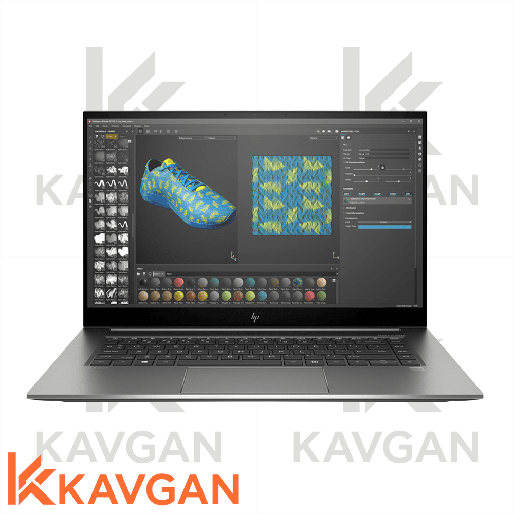 لپ تاپ استوک اچ پی Hp Zbook Studio G7 i7 10850H 32 512 4G Quadro T1200 FullHD — تصویر ۲