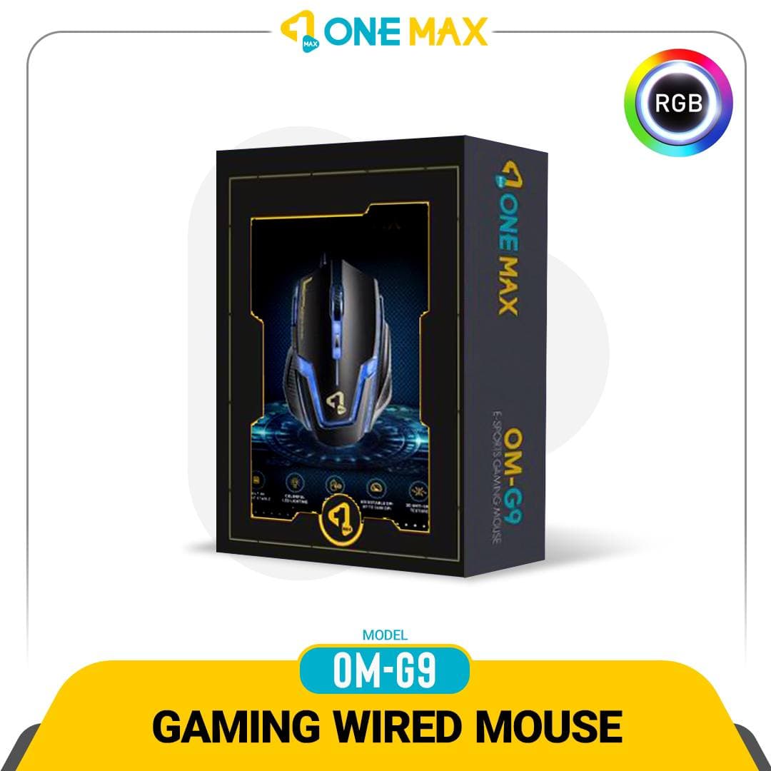 موس گیمینگ باسیم وان مکس (ONE MAX) مدل OM-G9 — تصویر ۷