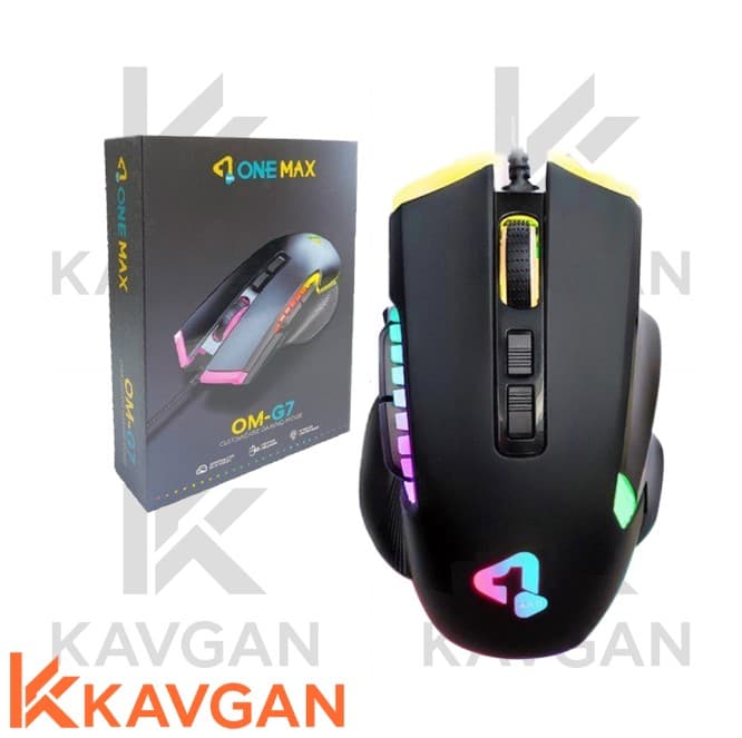 موس گیمینگ باسیم وان مکس (ONE MAX) مدل OM-G7