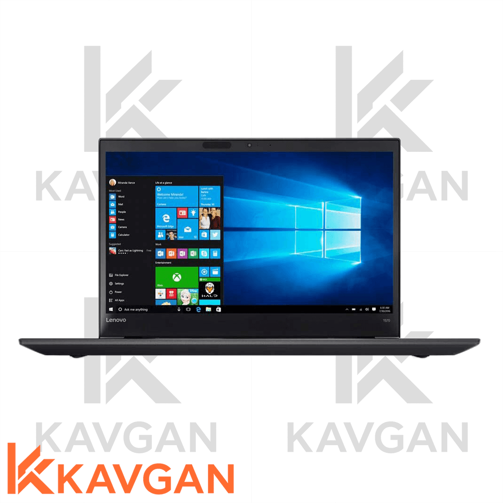 لپ تاپ استوک لنوو Lenovo ThinkPad T570 i7 7600U 8 256 FullHD