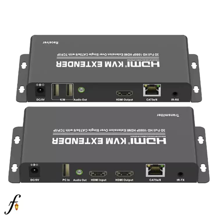 افزايش HDMI و USB روی شبکه 200 متری تی سی تی مدل TC-KEX-200P