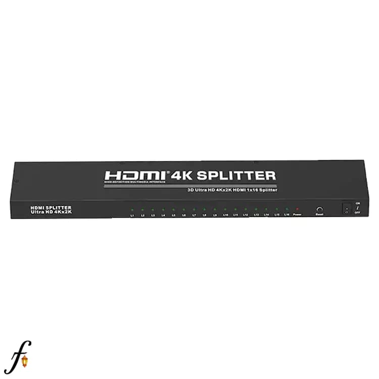 ویدئو اسپليتر 16 پورت HDMI تی سی تی مدل TC-SP-116U
