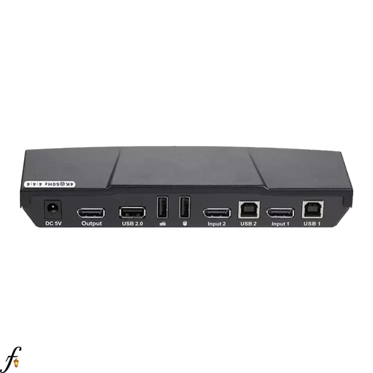 KVM سوئیچ 2 پورت DisplayPort 1.2 با کیفیت 4K لیمستون