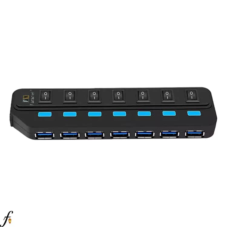 هاب 7 پورت USB 3.0 فرانت مدل FN-U3H701S