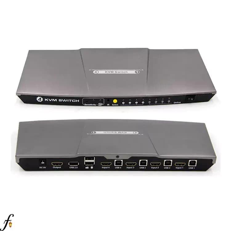 سوئيچ کی وی ام 4 پورت HDMI لیمستون