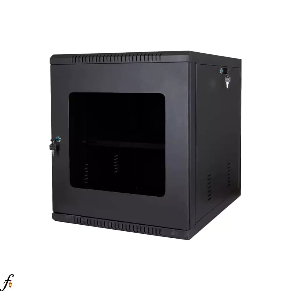 رک دیواری شبکه 12 یونیت عمق 60 شیت متال