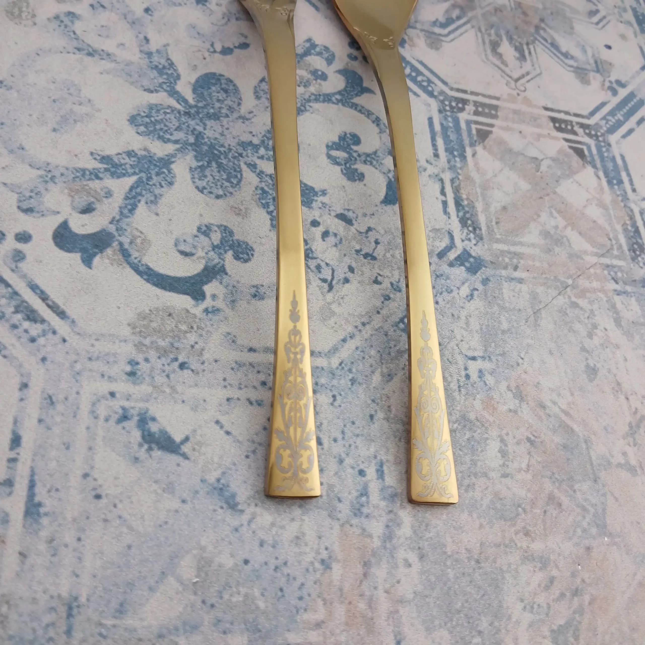 قاشق و چنگال غذاخوری 2 پارچه نیکولاس مدل 810sflw — تصویر ۴