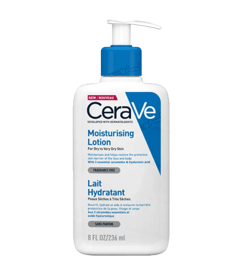 لوسیون مرطوب کننده صورت و بدن سراوی CeraVe | حجم 236 میل