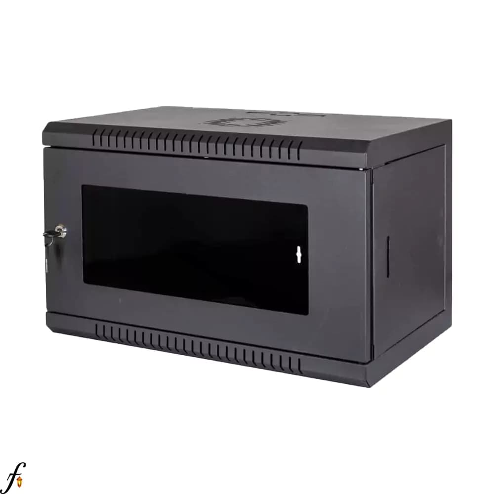رک دیواری شبکه 6 یونیت عمق 32 شیت متال