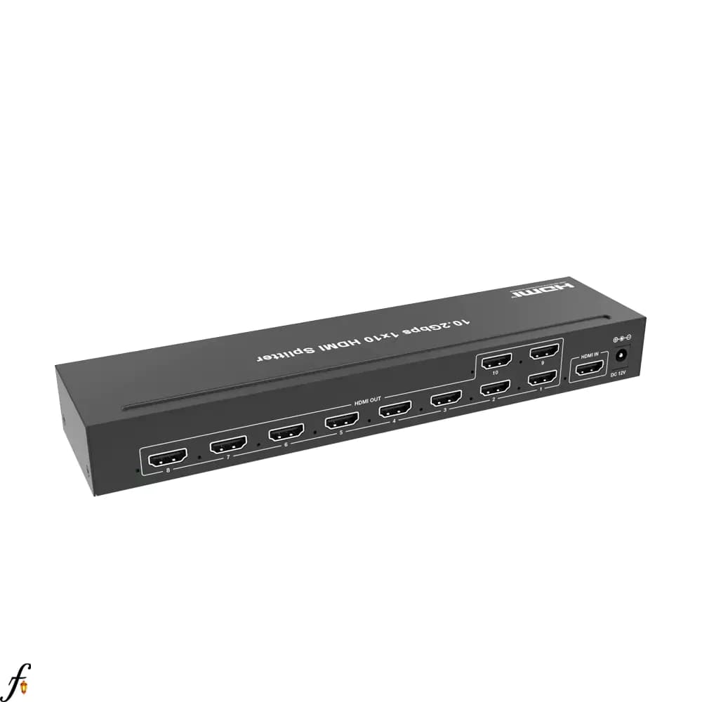 اسپلیتر 10 پورت HDMI فرانت با پشتیبانی از 3D/4Kx2K/EDID — تصویر ۲