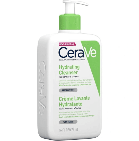 ژل شستشوی آبرسان صورت نرمال تا خشک سراوی CeraVe Hydrating | نرمال تا خشک