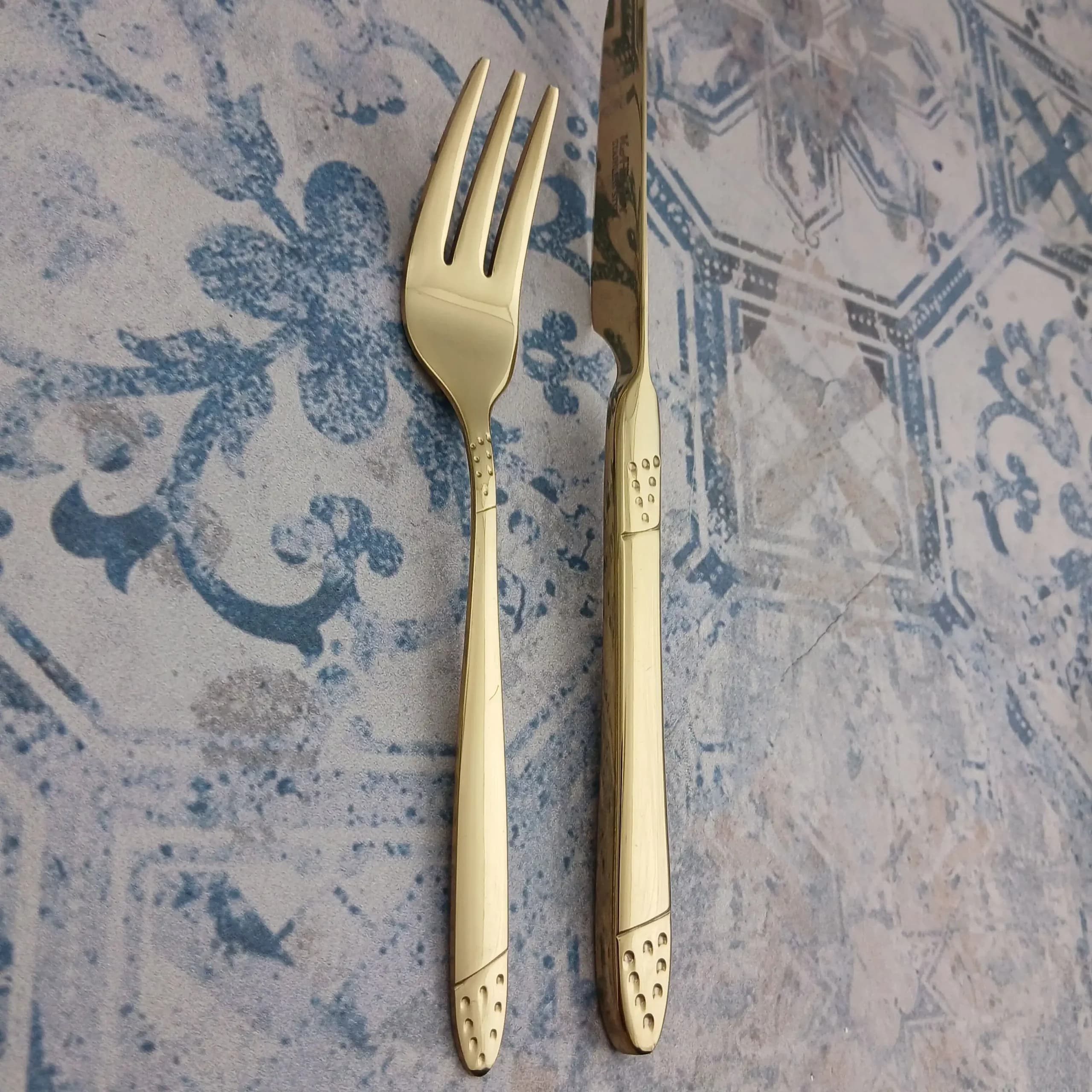 کارد و چنگال میوه کابان مدل 077w — تصویر ۳