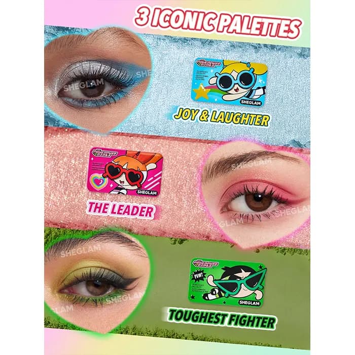 کالکشن پاورپاف گرلز شیگلم | Powerpuff Girls X Sheglam – نسخه محدود — تصویر ۶