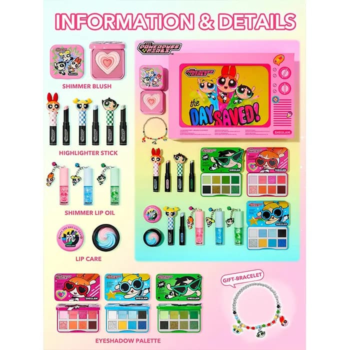 کالکشن پاورپاف گرلز شیگلم | Powerpuff Girls X Sheglam – نسخه محدود — تصویر ۵