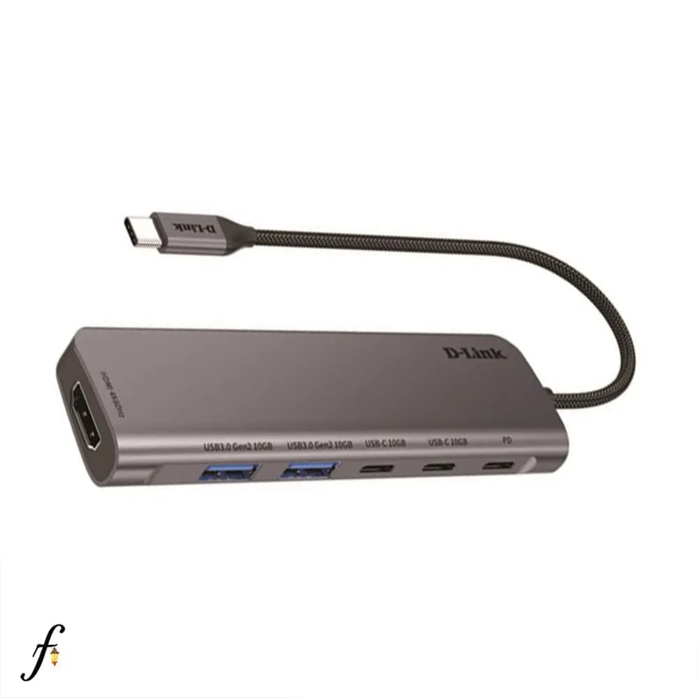 هاب 6 پورت TYPE-C دی لینک مدل DUB-C106 با سرعت 10Gbps — تصویر ۲