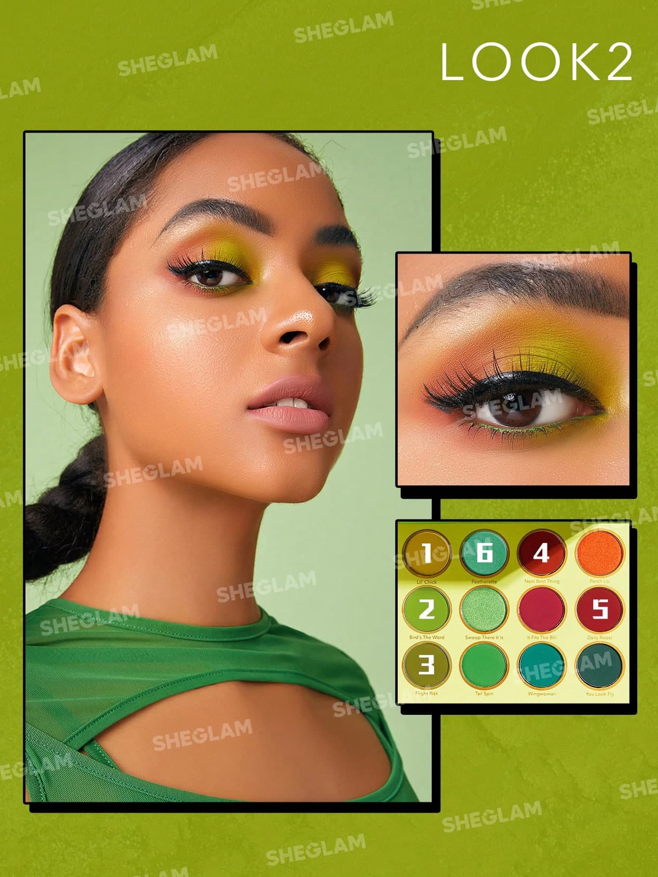 پالت سایه چشم شیگلم مدل Forever Feather Palette — تصویر ۵