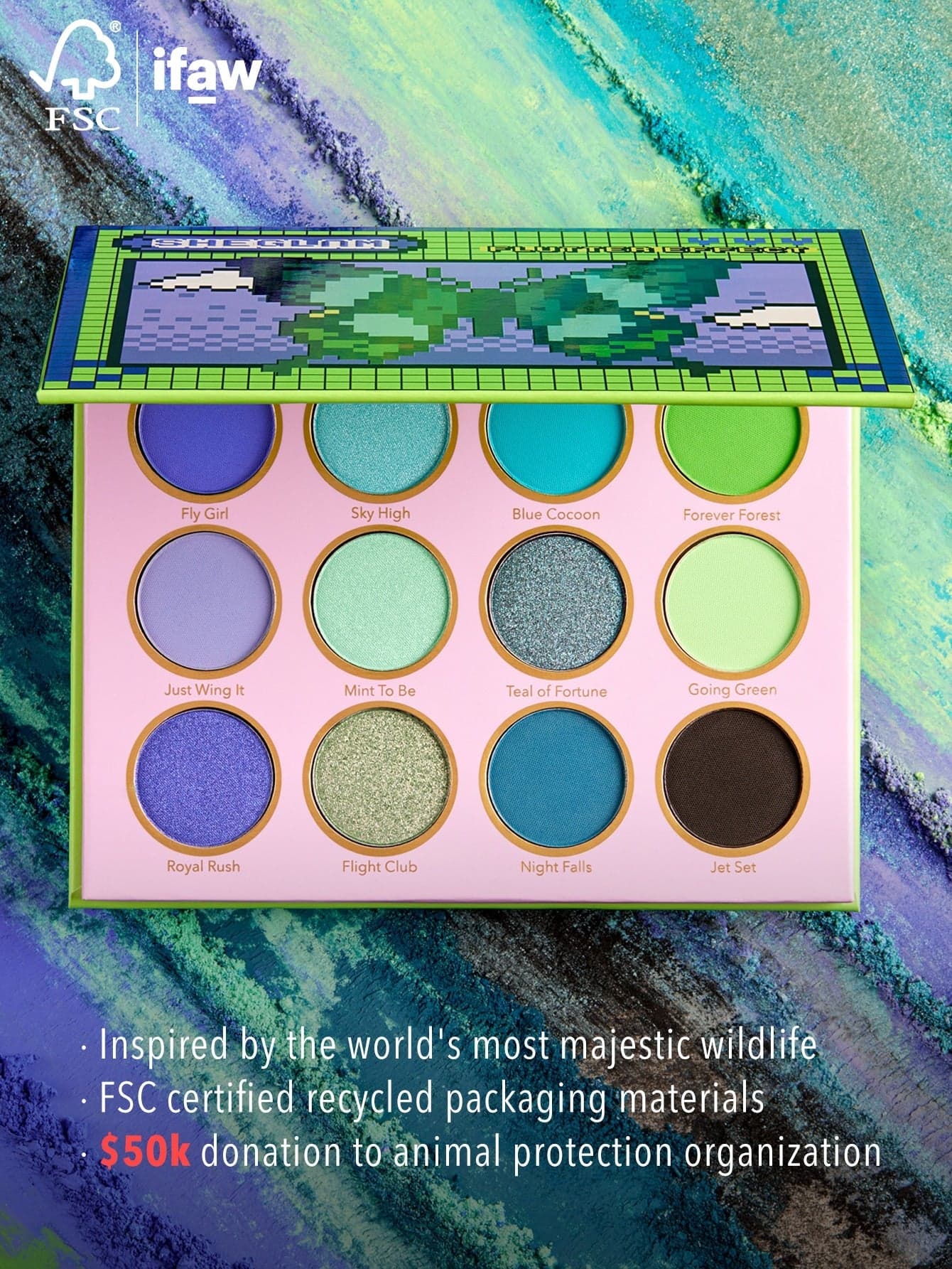 پالت سایه چشم شیگلم مدل Flutter Effect Palette — تصویر ۶