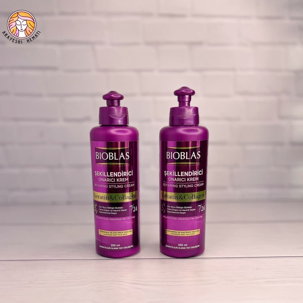 کرم مو موشکی بعد حمام بیوبلاس مخصوص موی فر BIOBLAS