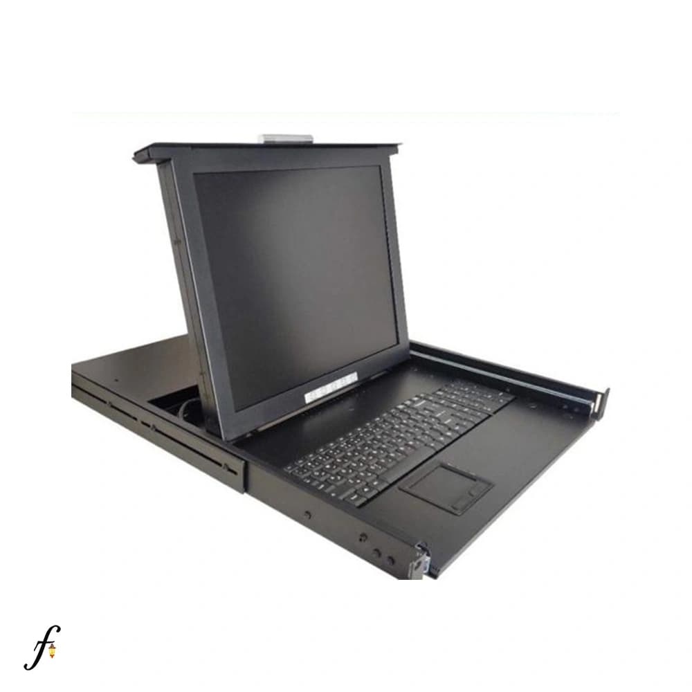 KVM سوییچ LCD کنسول 8 پورت VGA مدل ATN-171RM-IP-KVM8