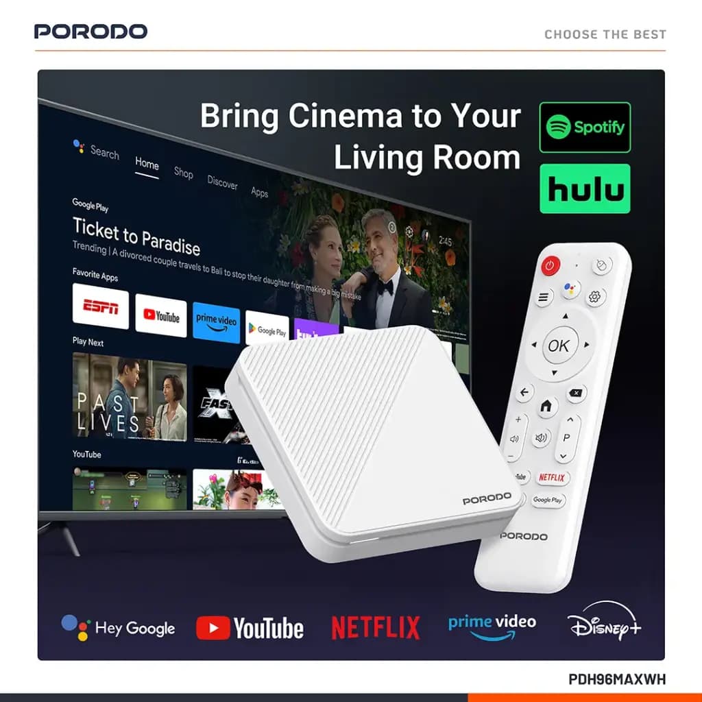 اندروید باکس پرودو Echobox 4K Ultra HD با دستیار گوگل — تصویر ۳