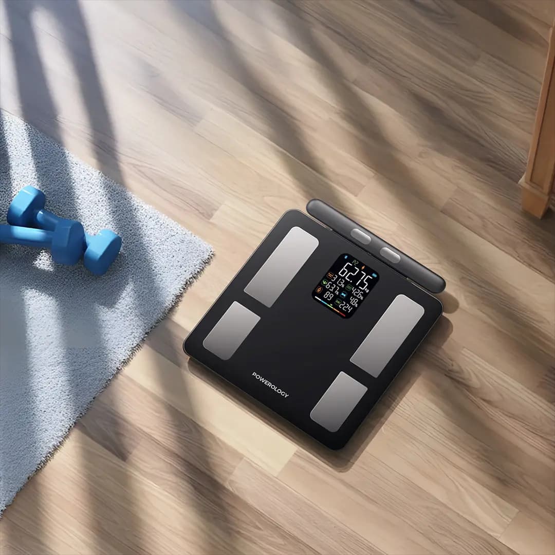 ترازو هوشمند Powerology Advanced Precision Smart Scale Black — تصویر ۵