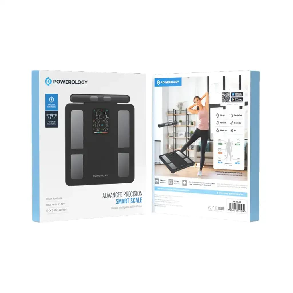 ترازو هوشمند Powerology Advanced Precision Smart Scale Black — تصویر ۱۲