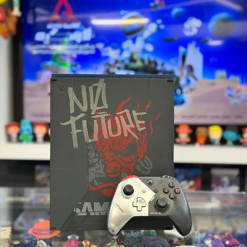 کنسول Xbox One X نسخه Cyberpunk | استوک در حد نو با یک ترابایت حافظه – الوگیم — تصویر ۳