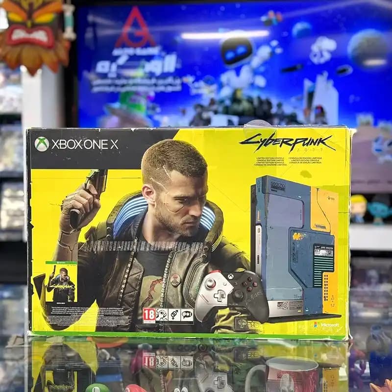 کنسول Xbox One X نسخه Cyberpunk | استوک در حد نو با یک ترابایت حافظه – الوگیم — تصویر ۲
