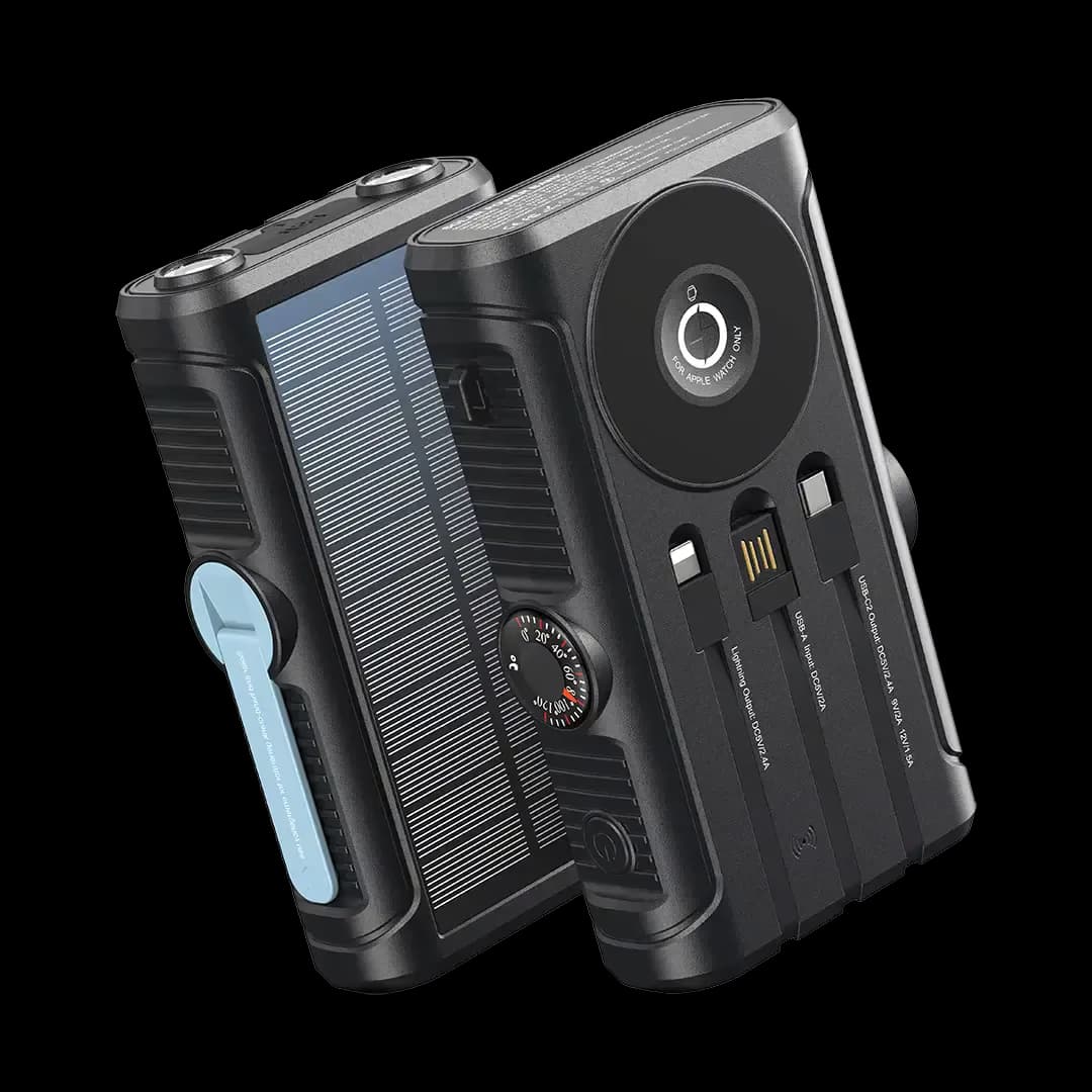 پاوربانک Powerology HELIO LUX | سولار، MagSafe و 20000mAh — تصویر ۹