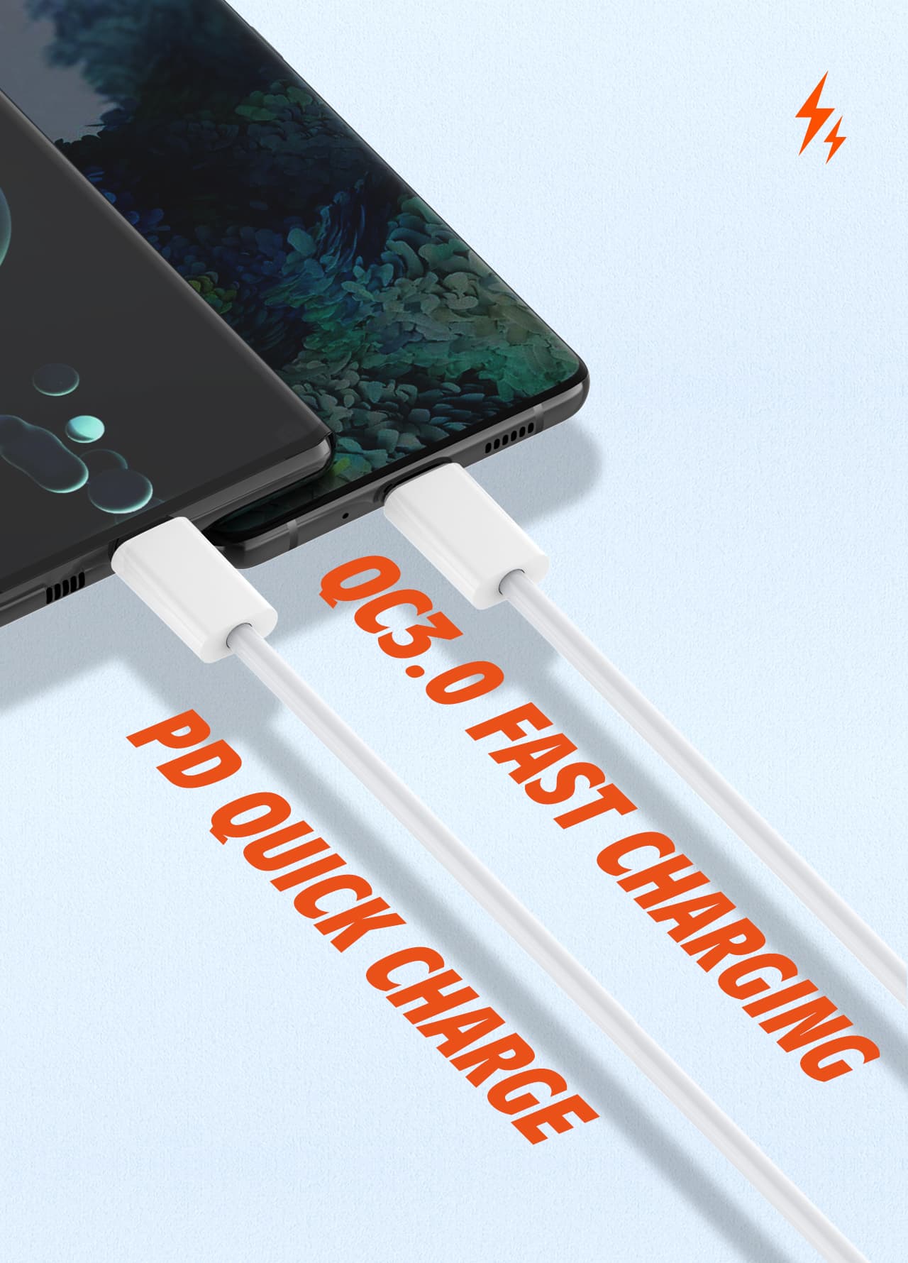 مدل LS892 تبدیل USB به TYPE C کابل شارژ الدینیو — تصویر ۴