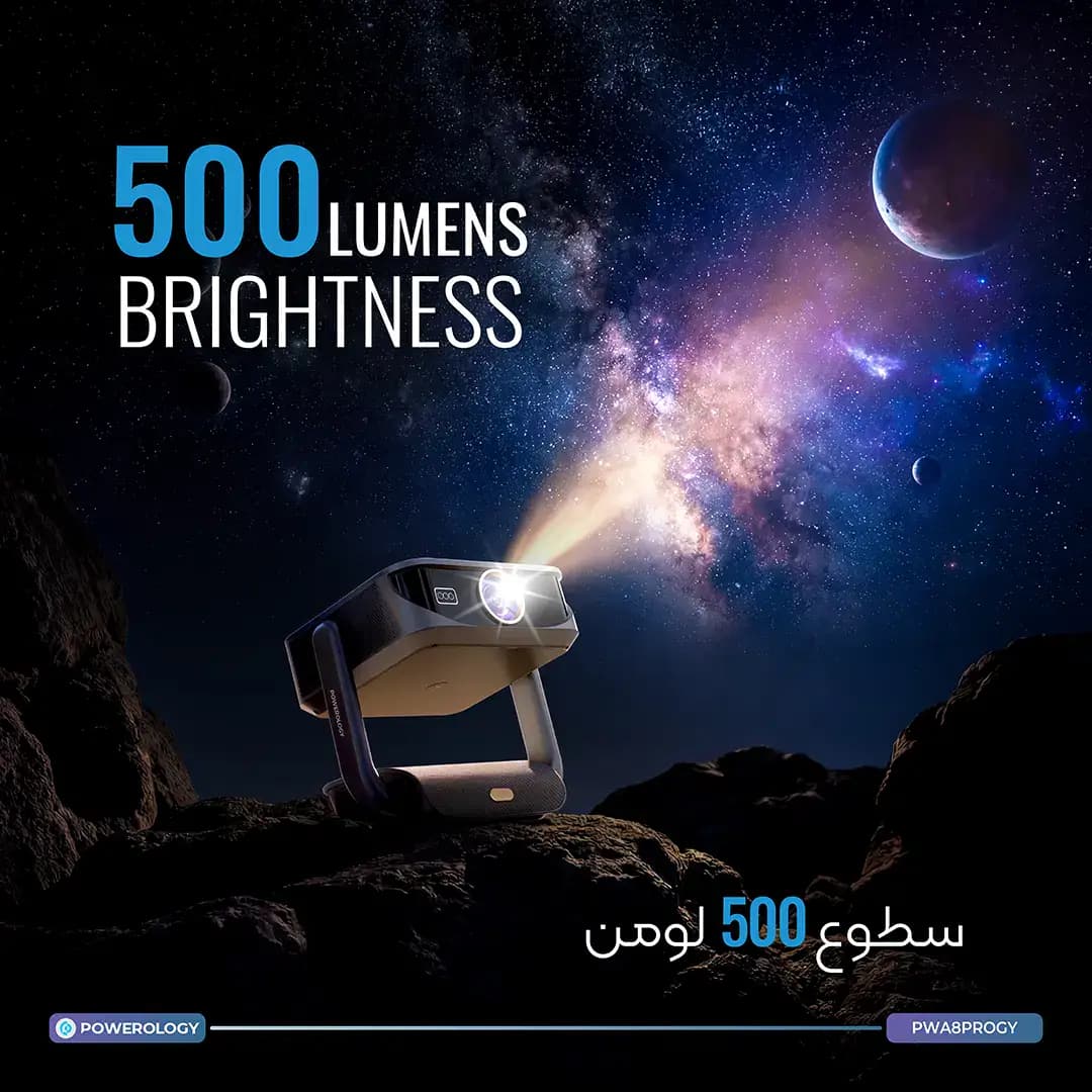 پروژکتور هوشمند فاروس پاورولوژی با نمایشگر لمسی رنگ خاکستری — تصویر ۱۱