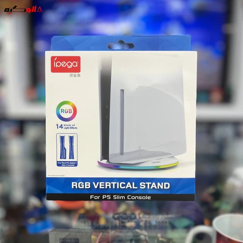 استند کنسول (پایه ورتیکال) پلی استیشن 5 با نورپردازی RGB برند ipega