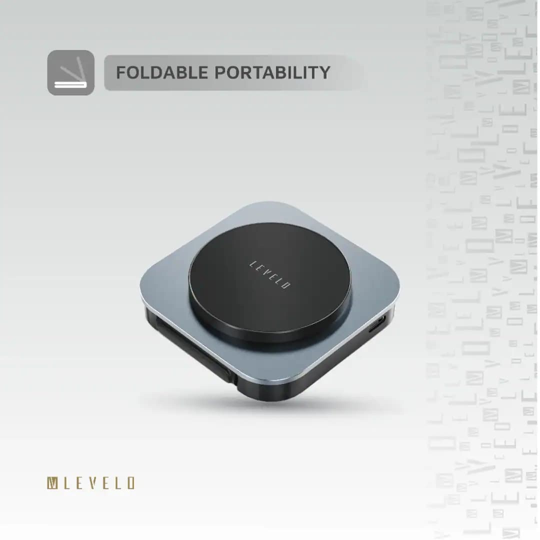 شارژر بیسیم 3 کاره لولو Levelo TrioFlow 3 In 1 Wireless Charger — تصویر ۶