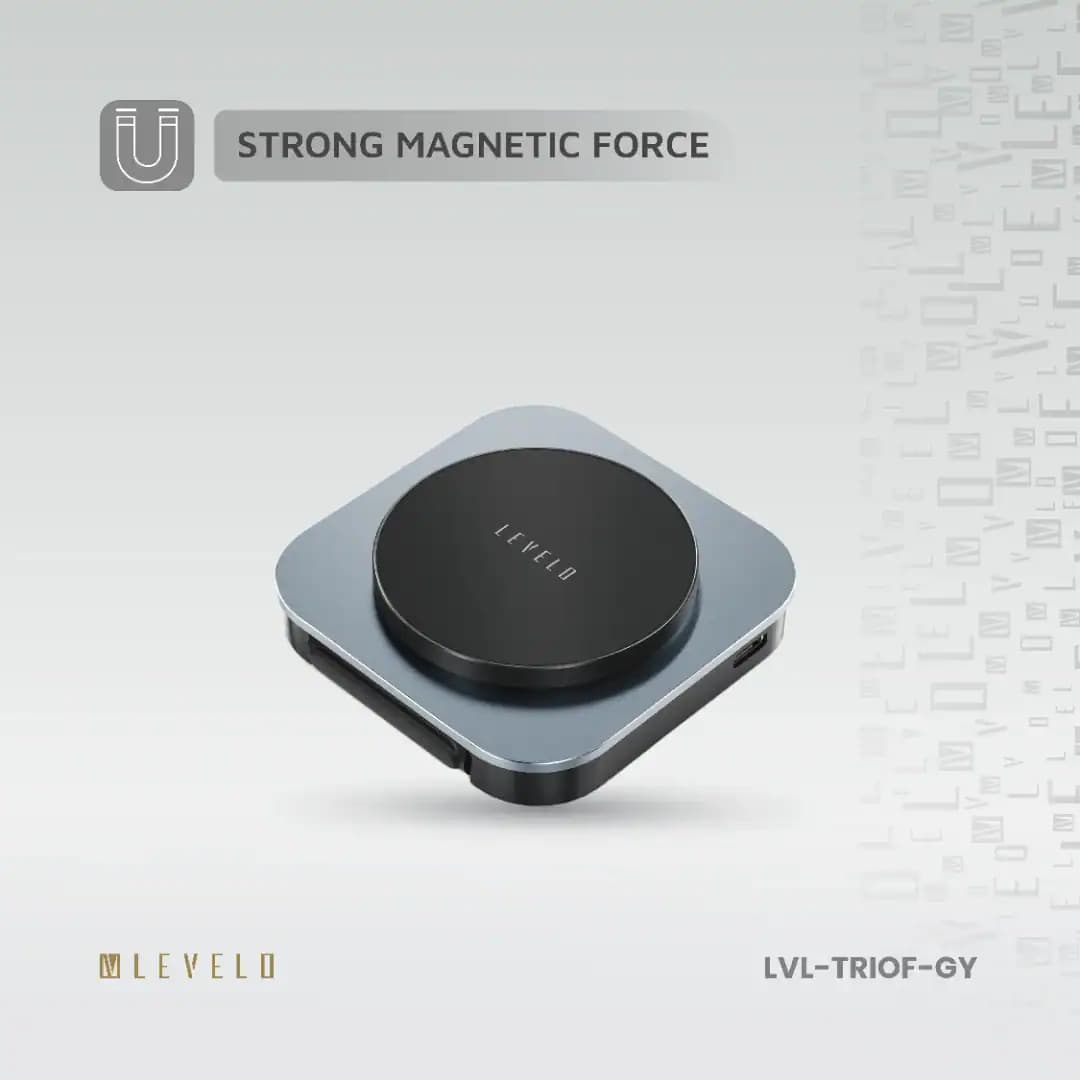 شارژر بیسیم 3 کاره لولو Levelo TrioFlow 3 In 1 Wireless Charger — تصویر ۵