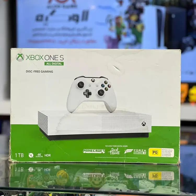 کنسول بازی ایکس باکس Xbox One S DIGITAL ظرفیت 1 ترابایت ( استوک ) — تصویر ۲