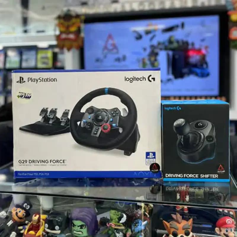 فرمان لاجیتک مدل جی29 به همراه شیفتر دنده مناسب برای Pc – Ps3 – Ps4 – Ps5