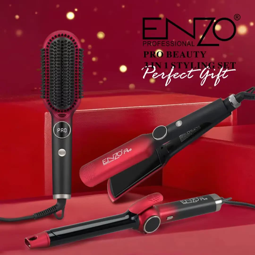 اتو و حالت دهنده مو انزو پروفیشینال مدل ENZO EN- 3313 — تصویر ۳