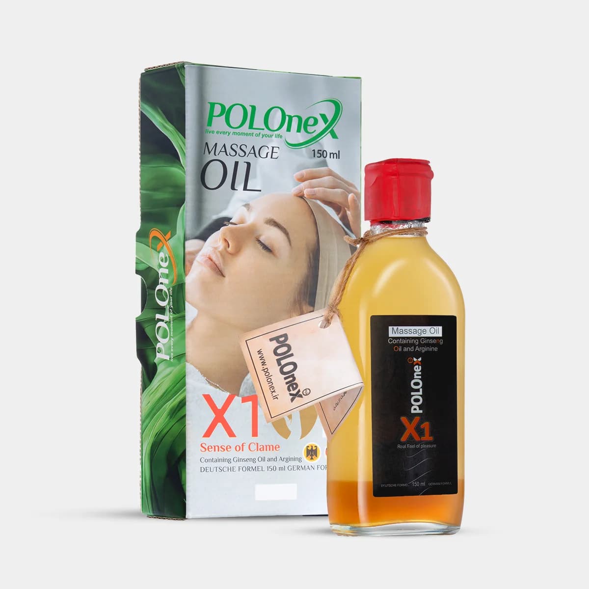 روغن ماساژ تقویت جنسی X1 پولونکس پک 2 عددی — تصویر ۵