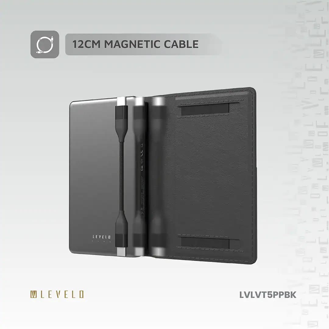 پاوربانک و کیف پول 5000MAH مدل Levelo Vermont 3IN1 LVLVT5PP — تصویر ۸