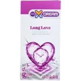 کاندوم لذت طولانی ایکس دریم مدل Long Love تعداد ۱۲ عددی
