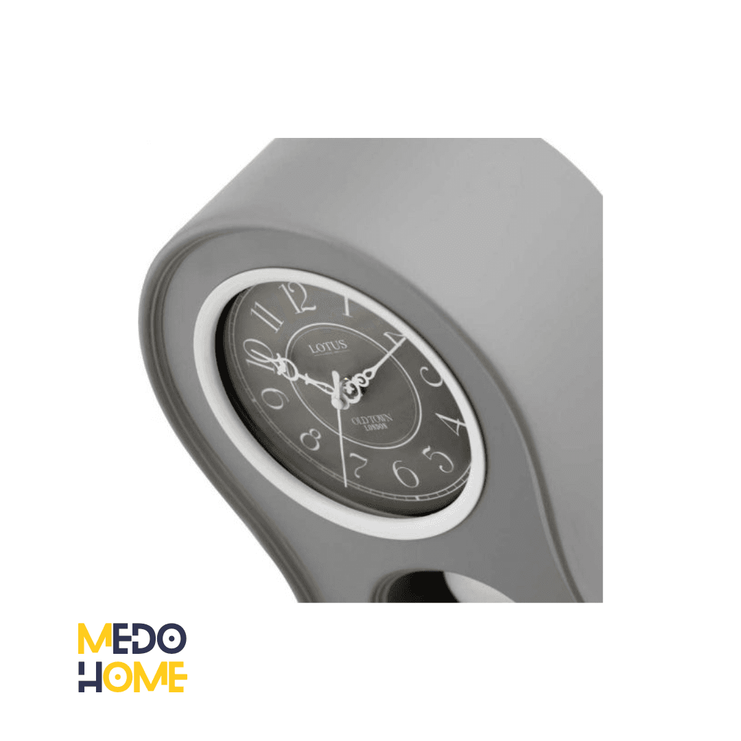 ساعت چوبی رومیزی مدل DEMI کد T-5510 رنگ GRAY(طوسی) — تصویر ۴