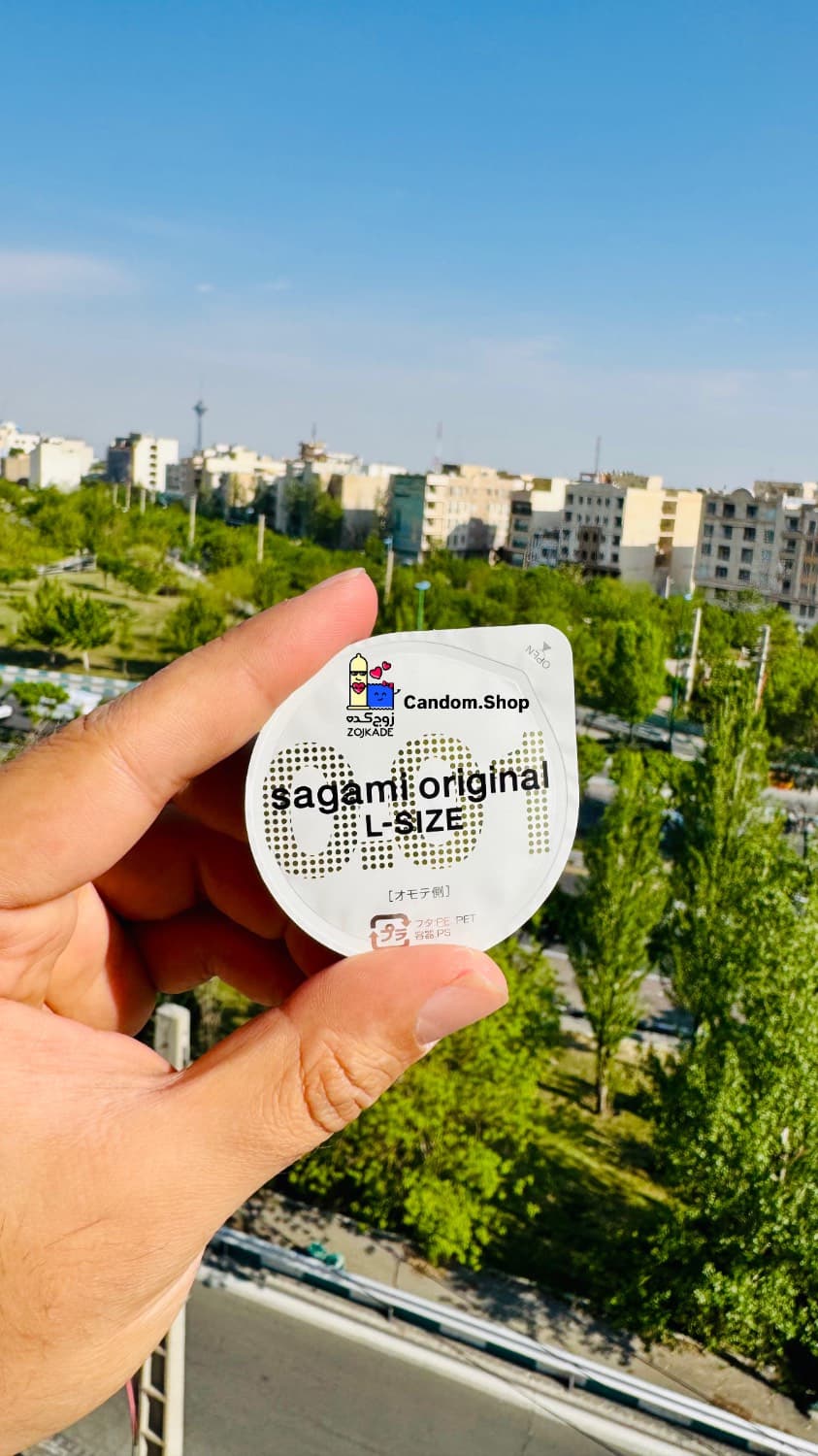 کاندوم ساگامی 0.01 صدم اصل ژاپنی 2 عددی