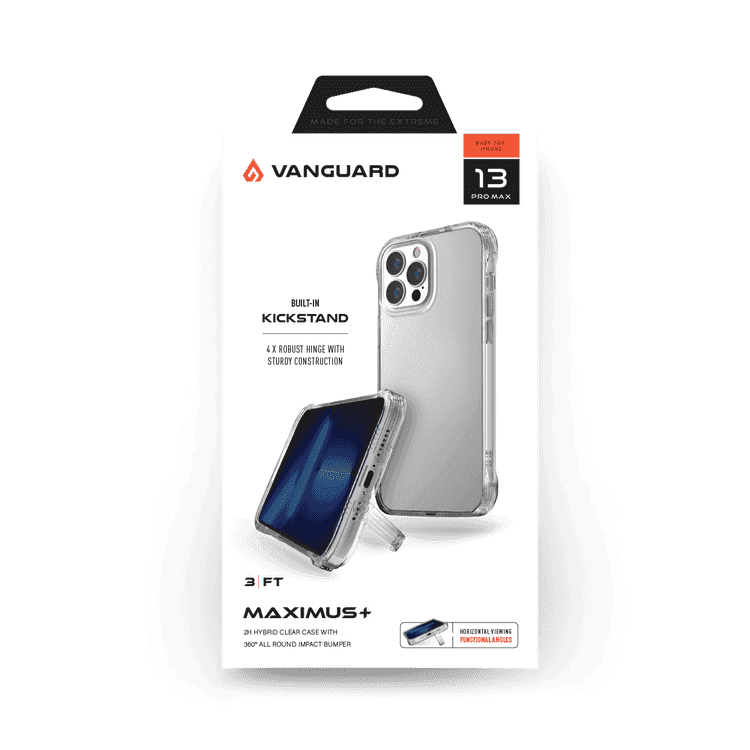 Viva Madrid Vanguard Shield Maximus + TPU Hybrid Case For iPhone 13 – Clear — تصویر ۹