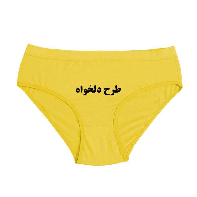 شورت زنانه ساده با طرح دلخواه | شورت چاپی زنانه نخی ساده — تصویر ۵