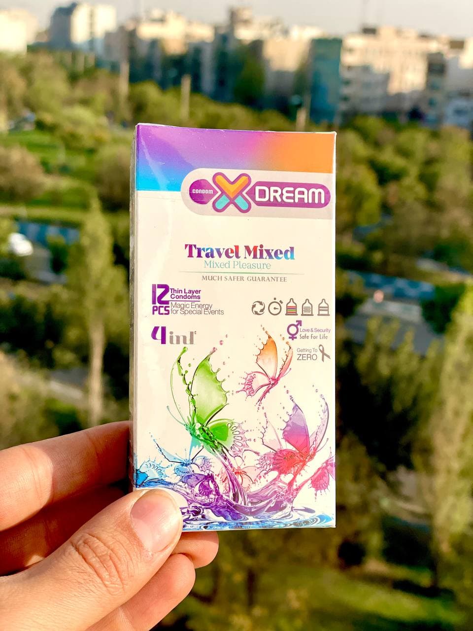 کاندوم ترکیبی تراول میکس یا مسافرتی ایکس دریم ( مدل travel mixed )