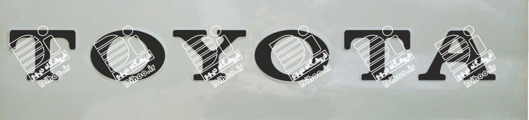 برچسب عقب تویوتا وانت — تصویر ۲