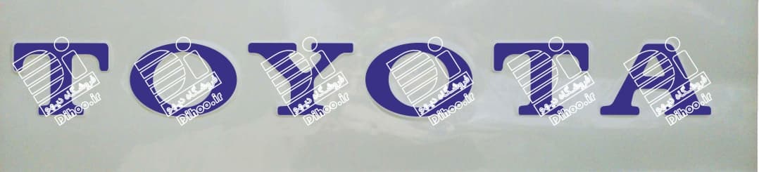 برچسب عقب تویوتا وانت — تصویر ۵