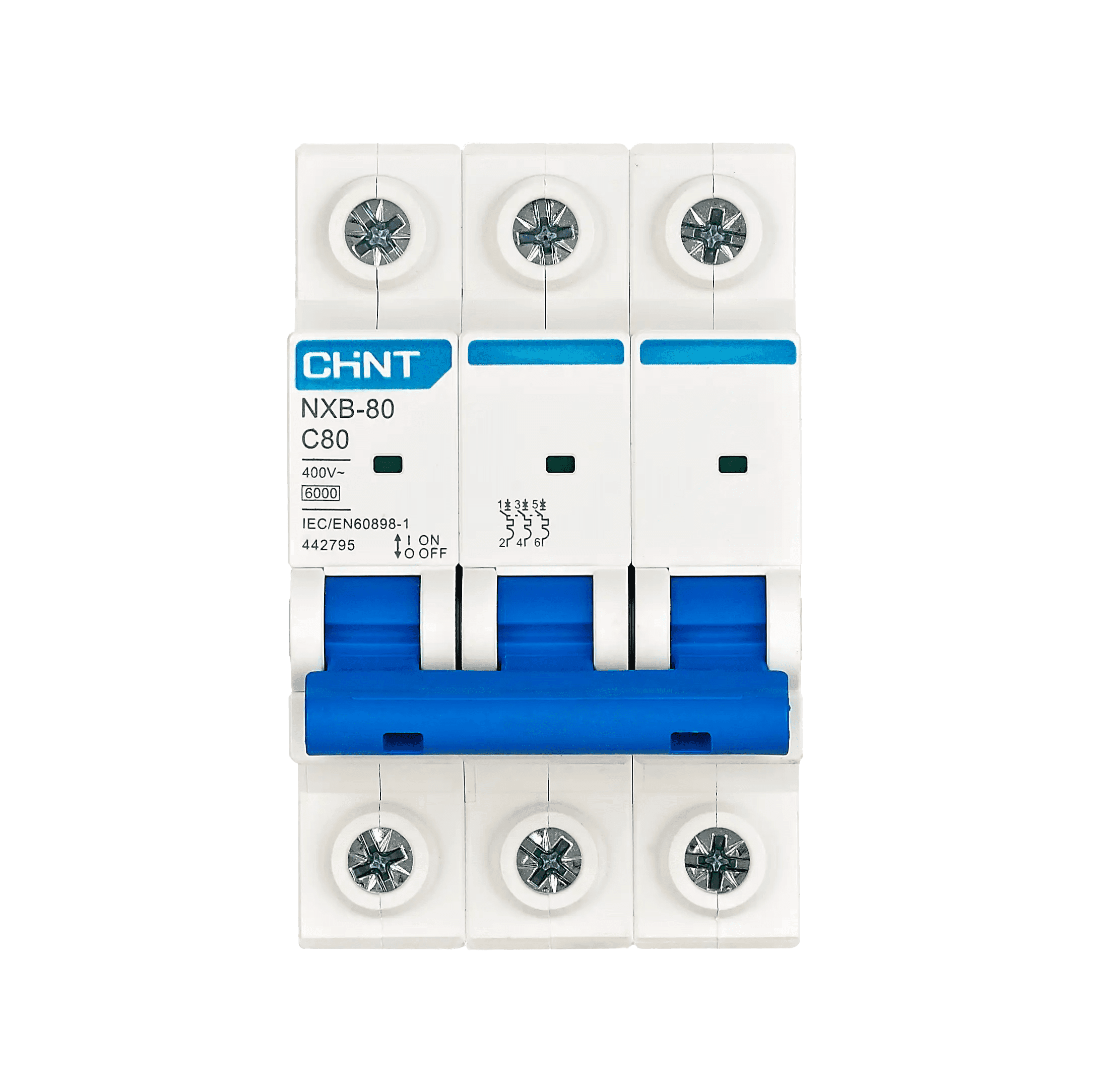 کلید مینیاتوری سه فاز 50آمپر NB7-3P C50 تیپ C — تصویر ۲