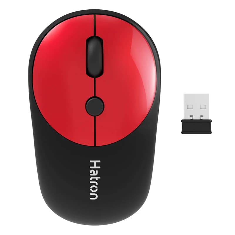 ماوس بی سیم هترون مدل HMW390SL – مشکی — تصویر ۴